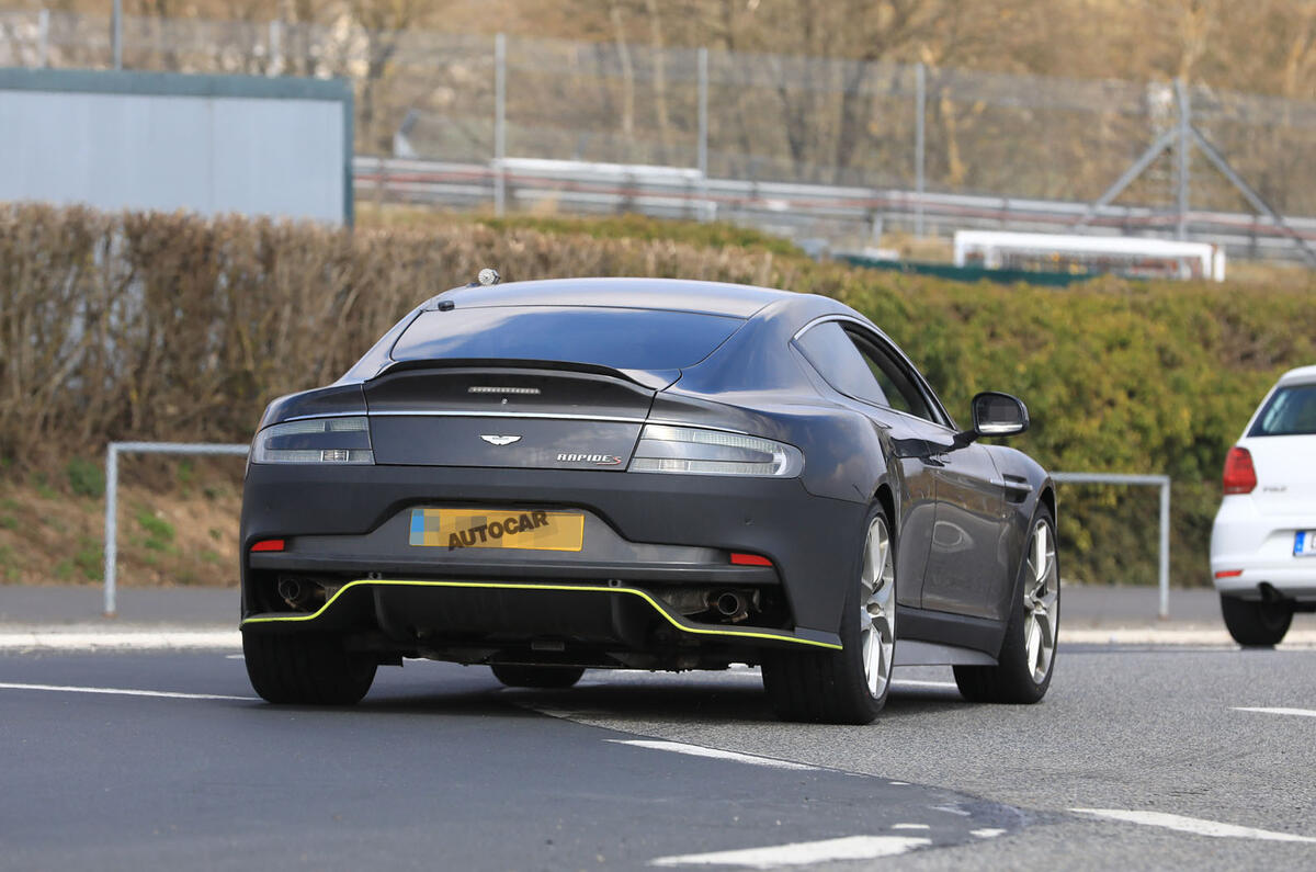 Aston Martin's 210mph Rapide AMR due on roads this year
