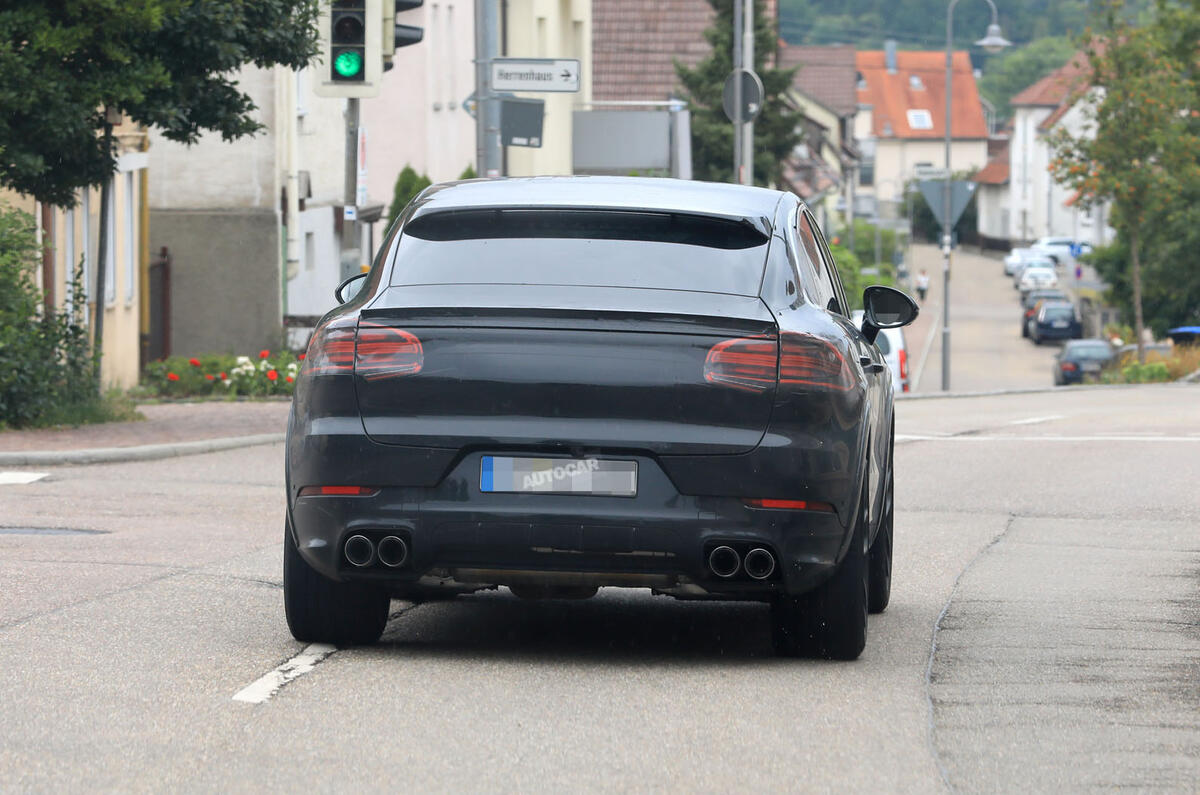 Porsche Cayenne coupé: first pictures of 2019 BMW X6 rival