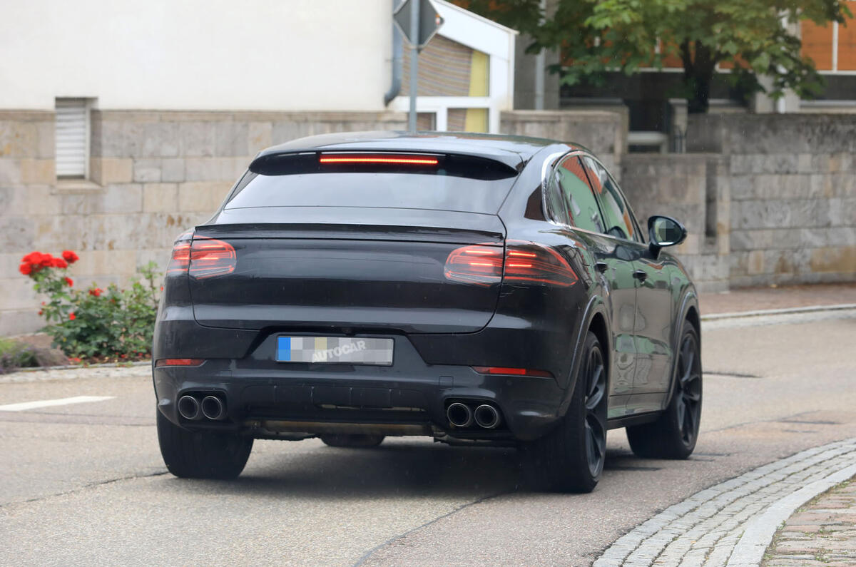 Porsche Cayenne coupé: first pictures of 2019 BMW X6 rival