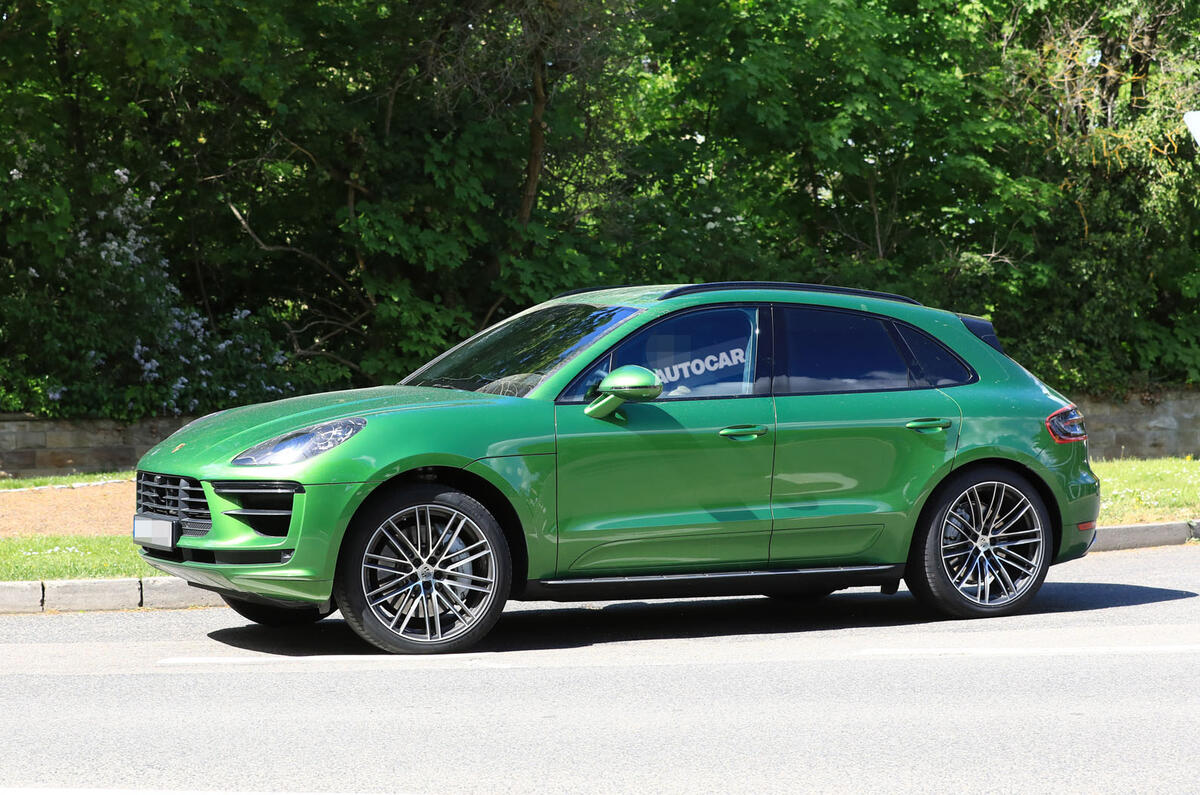 2018 Porsche Macan facelift: latest pictures show new front-end features