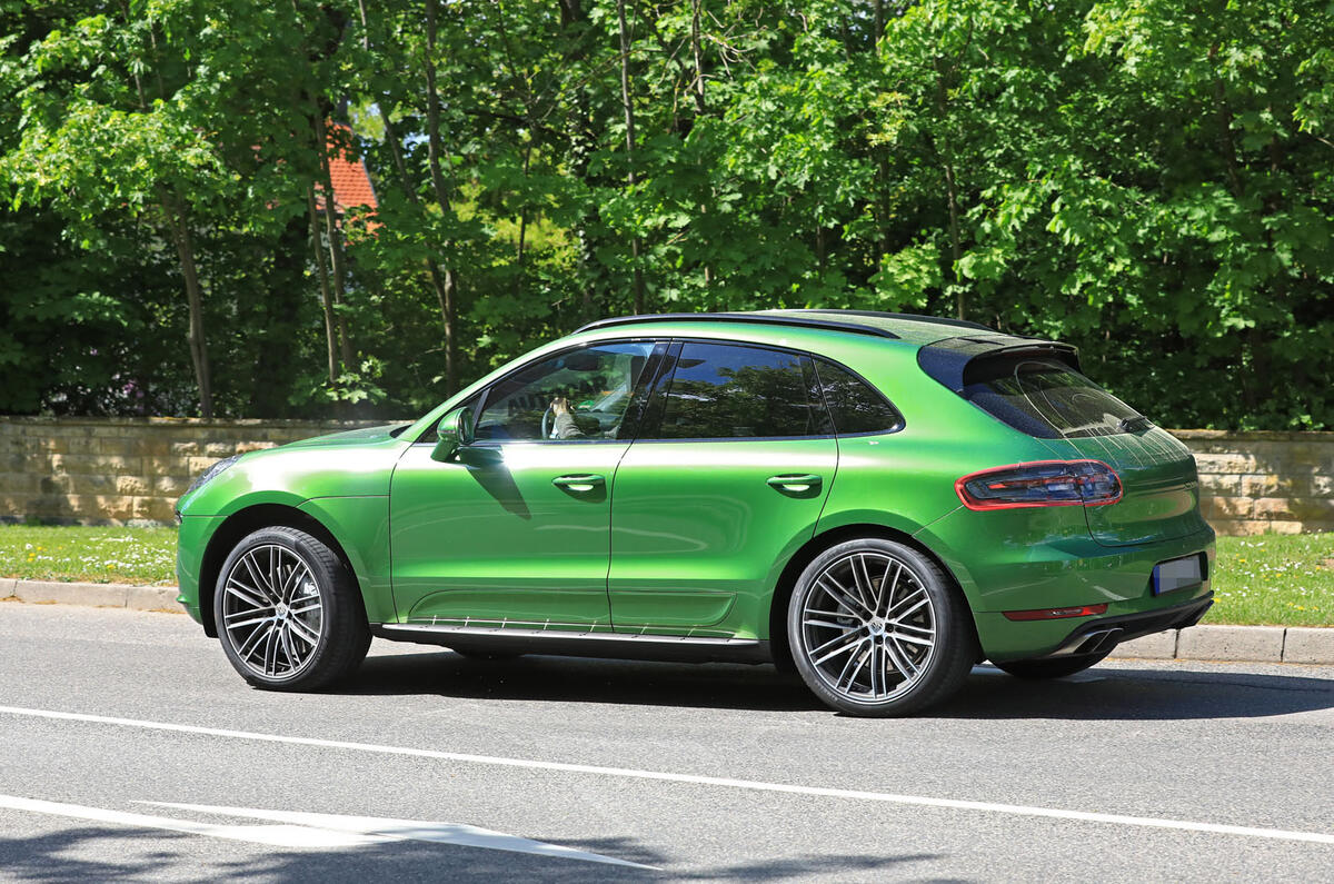 2018 Porsche Macan facelift: latest pictures show new front-end features
