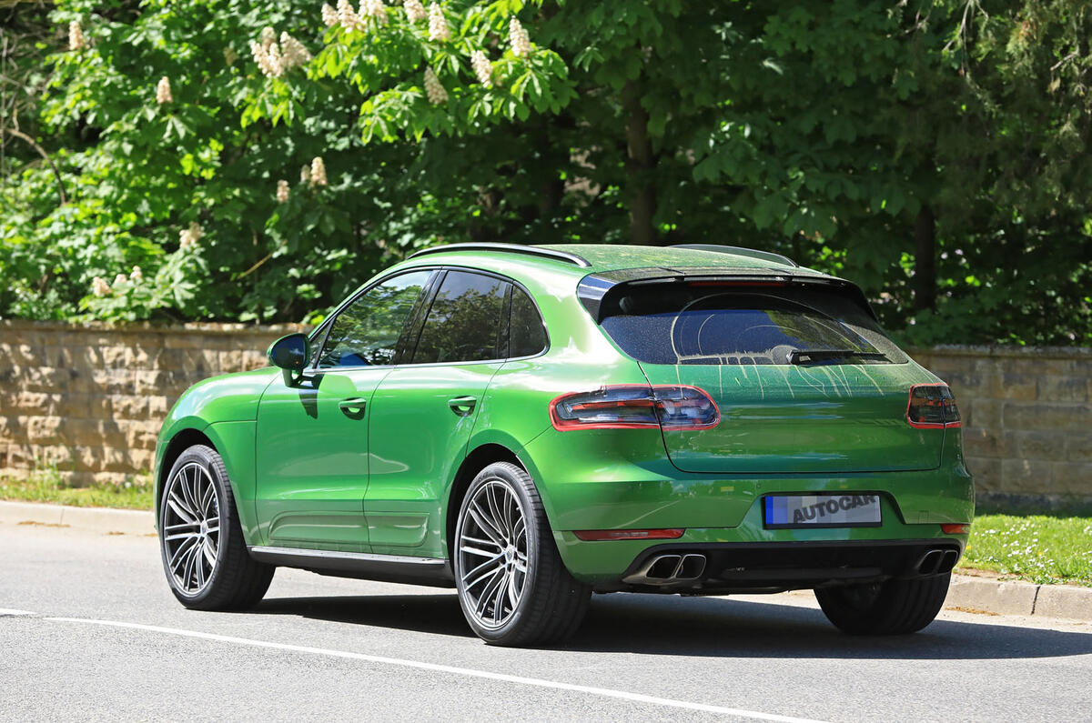 2018 Porsche Macan facelift: latest pictures show new front-end features