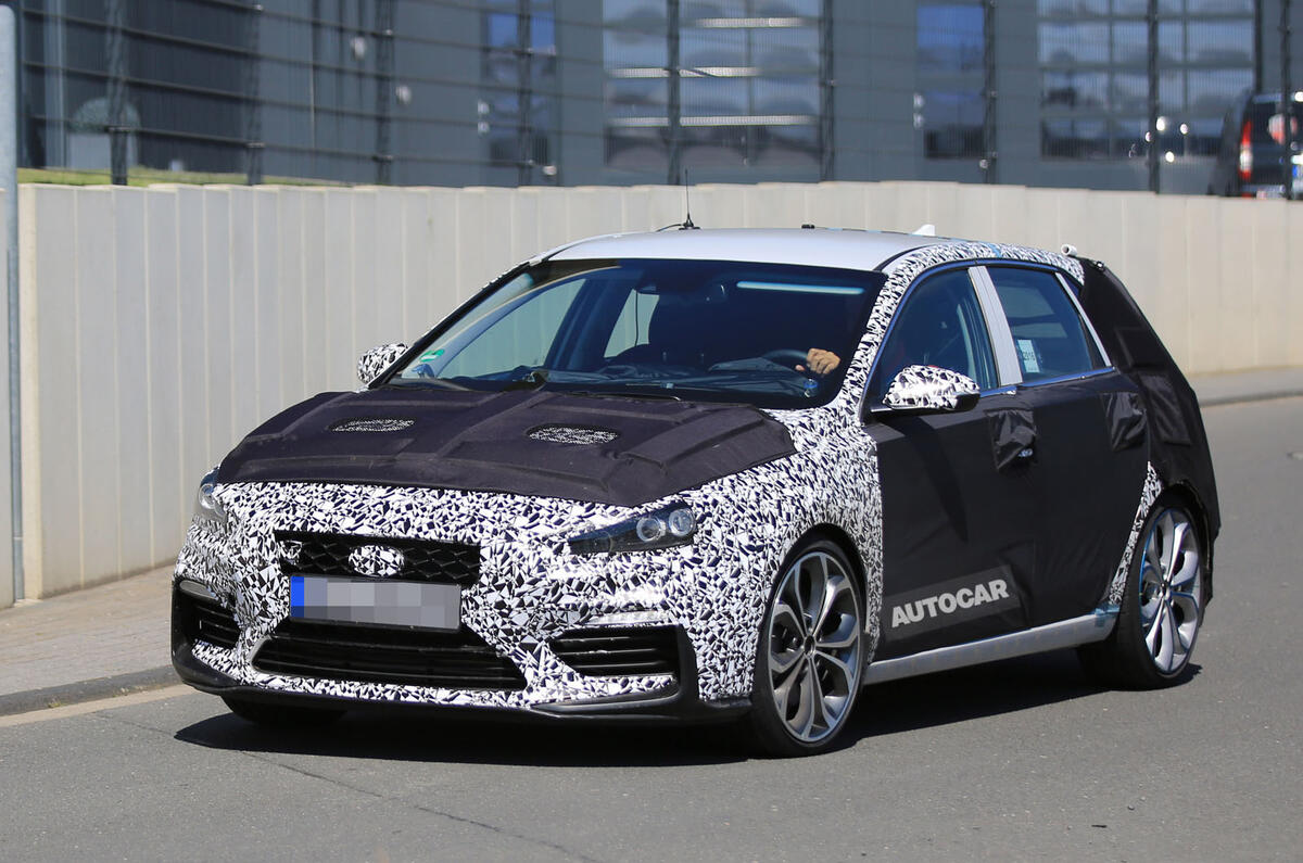 Hyundai i30N hot hatch - new spy pictures