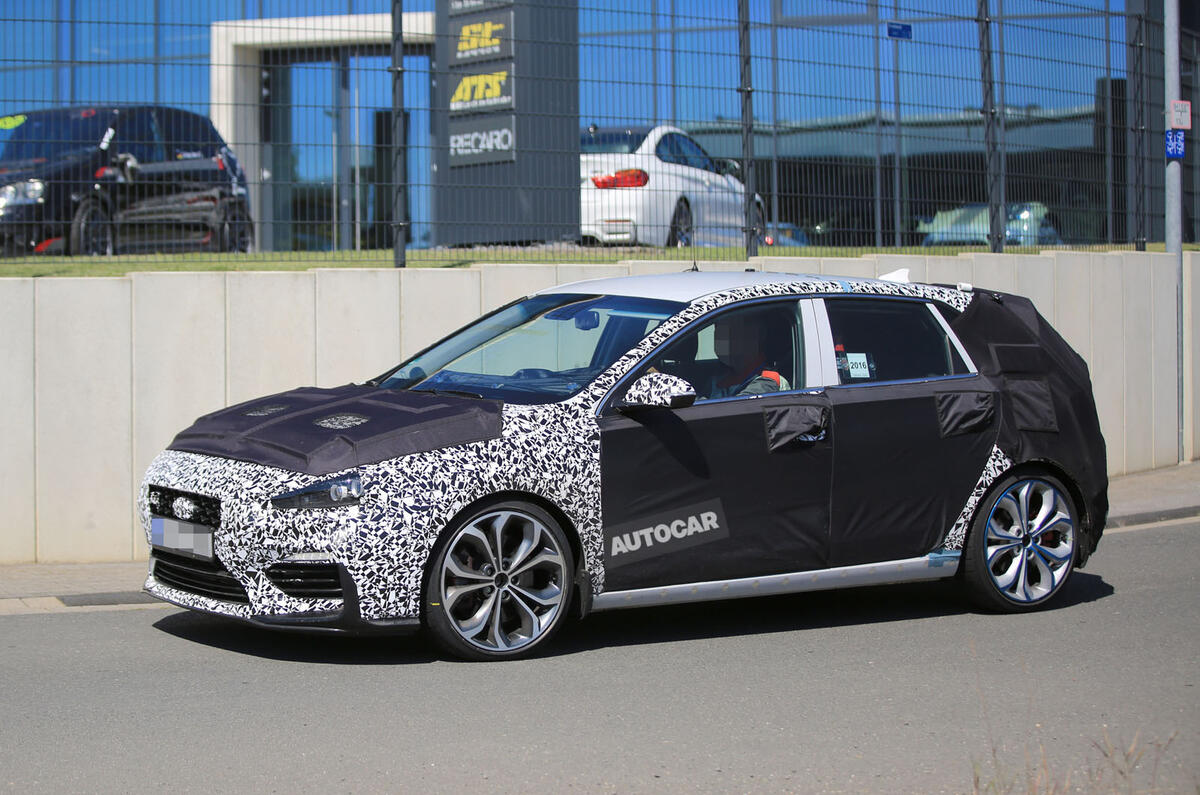 Hyundai i30N hot hatch - new spy pictures