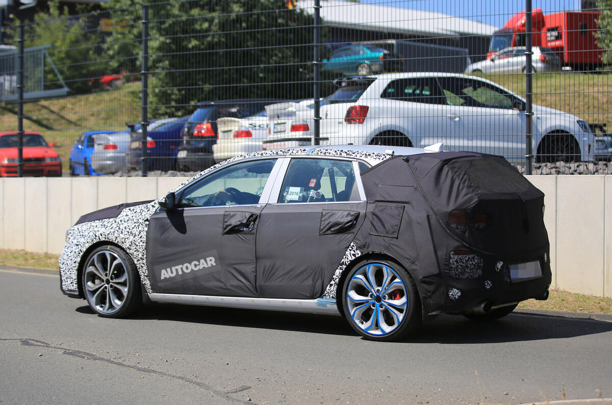 Hyundai i30N hot hatch - new spy pictures
