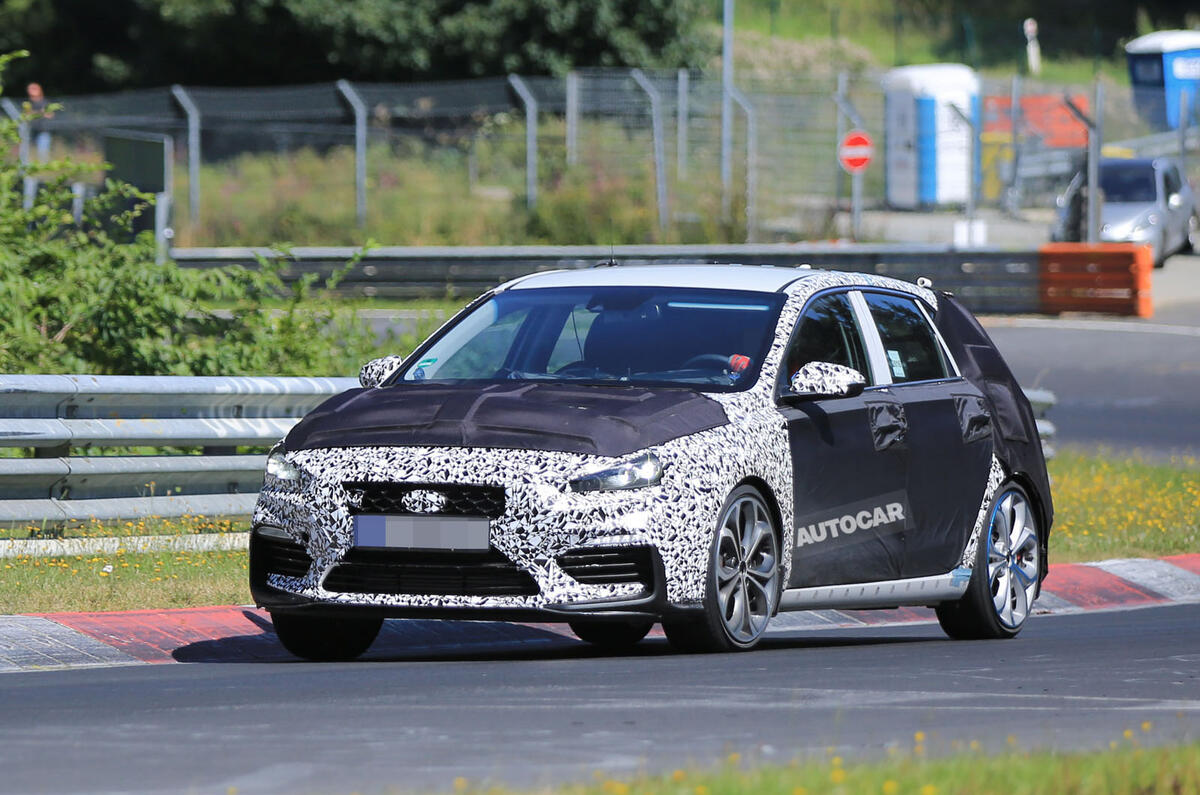 Hyundai i30N hot hatch - new spy pictures