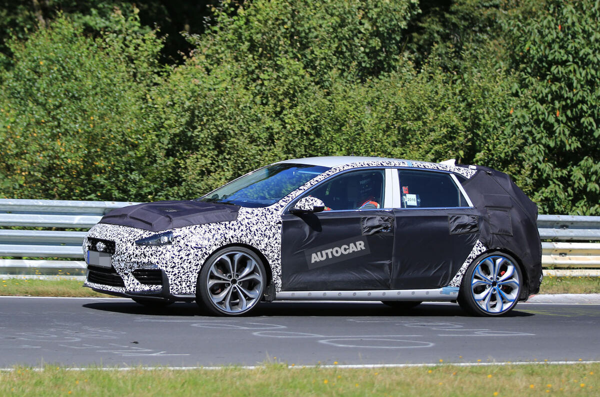 Hyundai i30N hot hatch - new spy pictures