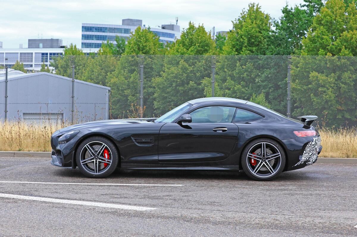 2019 Mercedes AMG GT spies side