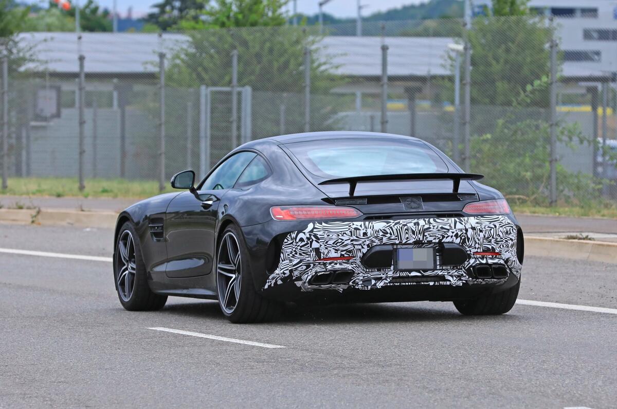 2019 Mercedes AMG GT spies rear