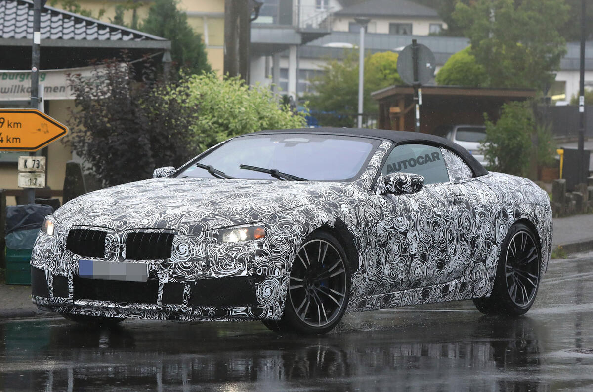 BMW M8 – new pics of M8 Convertible