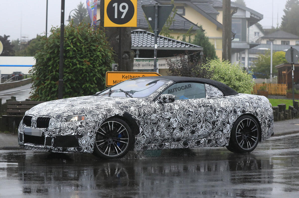 BMW M8 – new pics of M8 Convertible