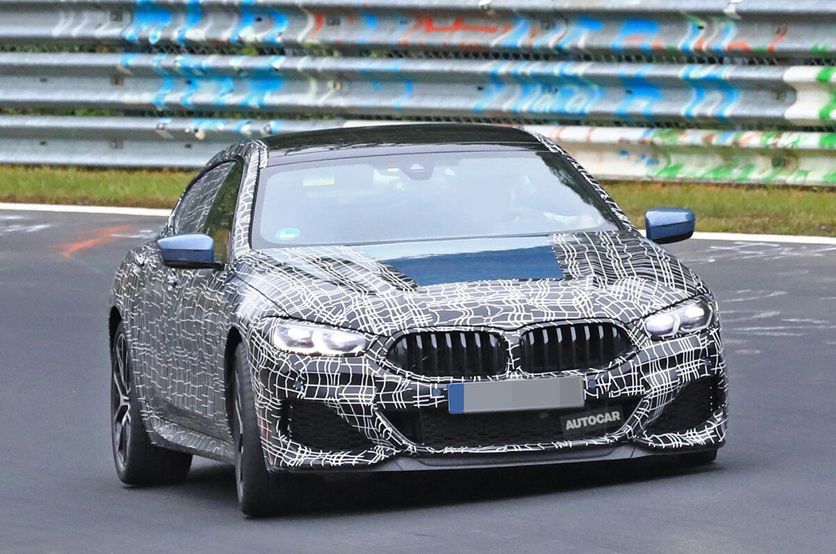 BMW 8 Series Gran Coupe: new M850i test car takes to the Nurburgring