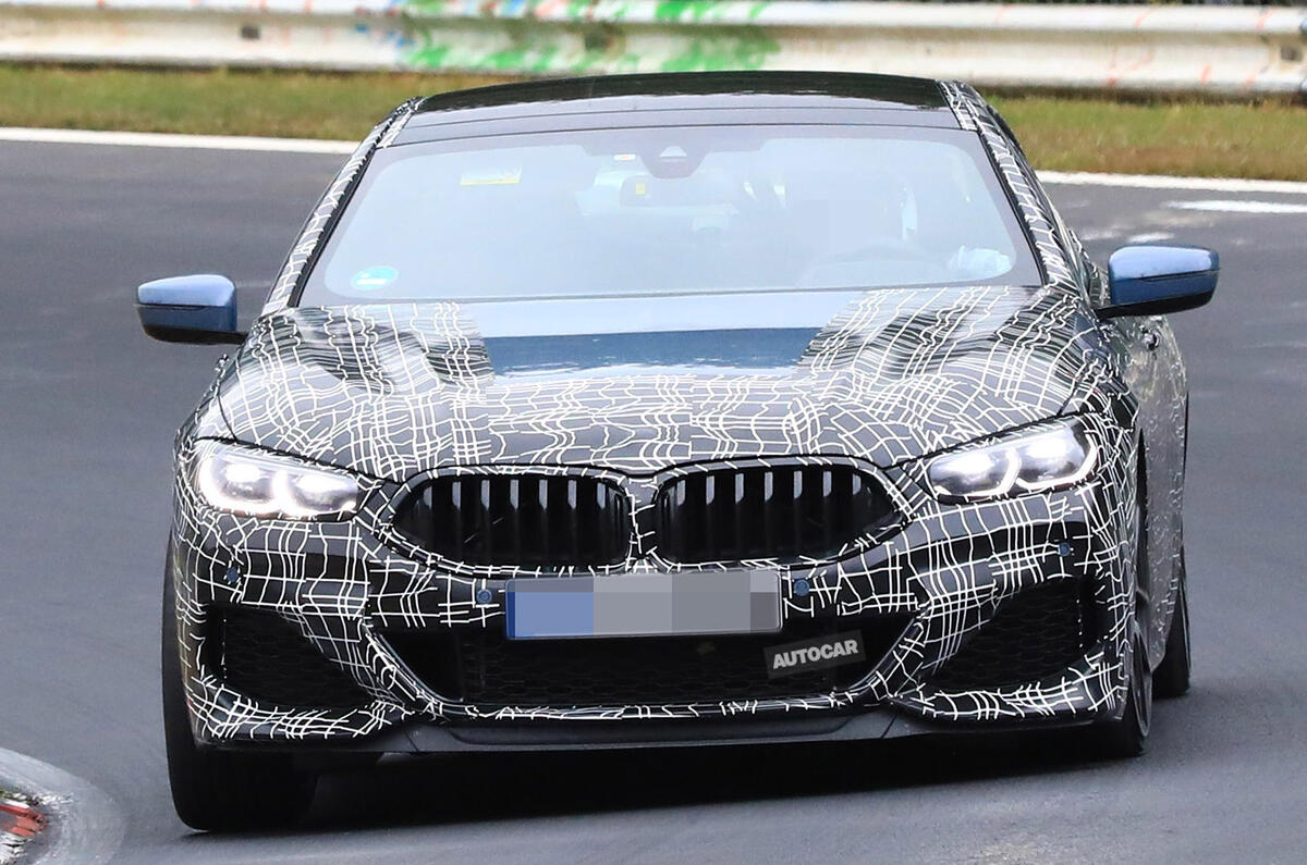 BMW 8 Series Gran Coupe: new M850i test car takes to the Nurburgring