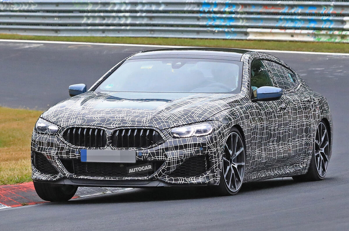 BMW 8 Series Gran Coupe: new M850i test car takes to the Nurburgring