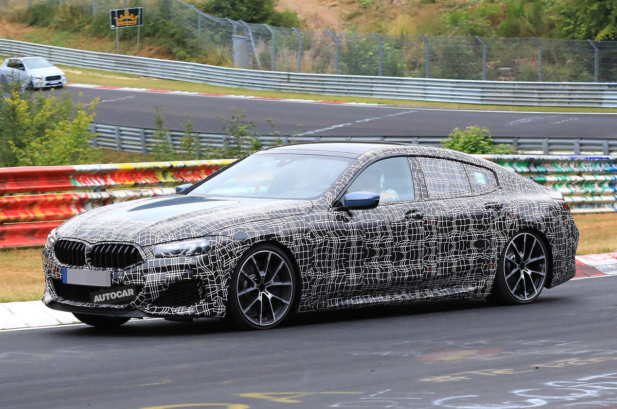 BMW 8 Series Gran Coupe: new M850i test car takes to the Nurburgring
