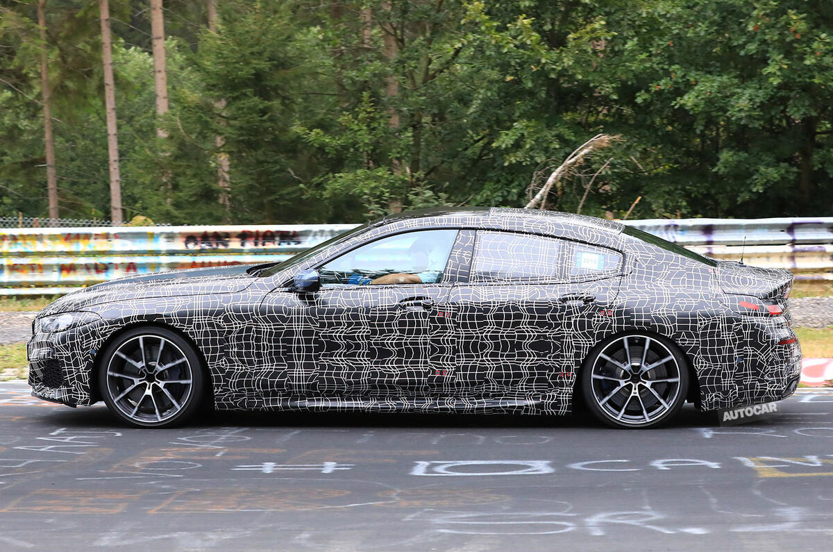 BMW 8 Series Gran Coupe: new M850i test car takes to the Nurburgring
