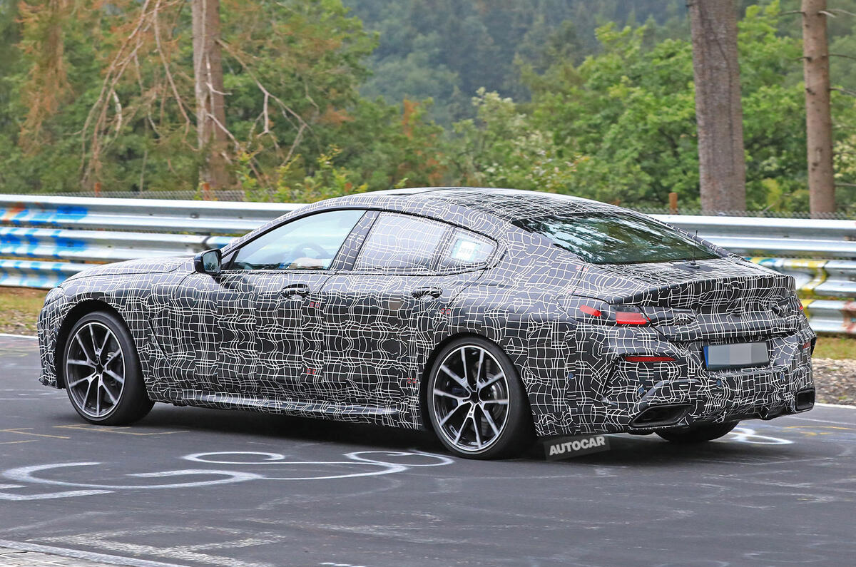 BMW 8 Series Gran Coupe: new M850i test car takes to the Nurburgring