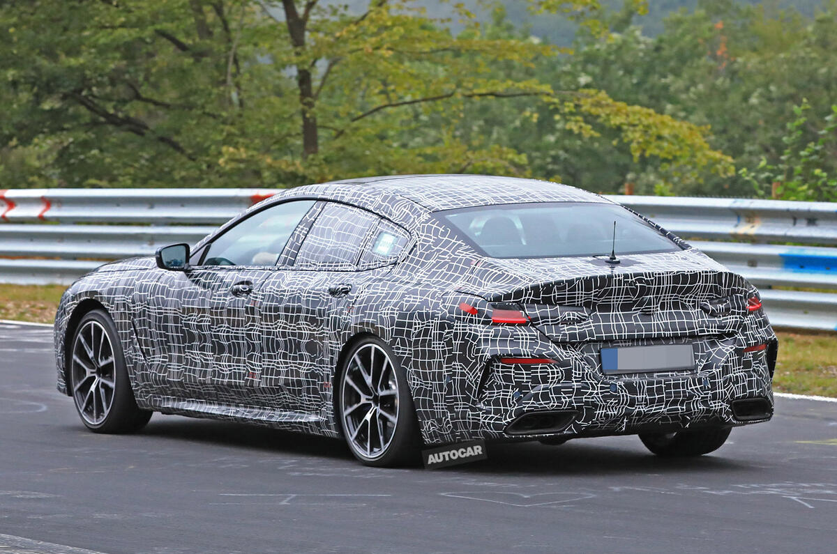 BMW 8 Series Gran Coupe: new M850i test car takes to the Nurburgring