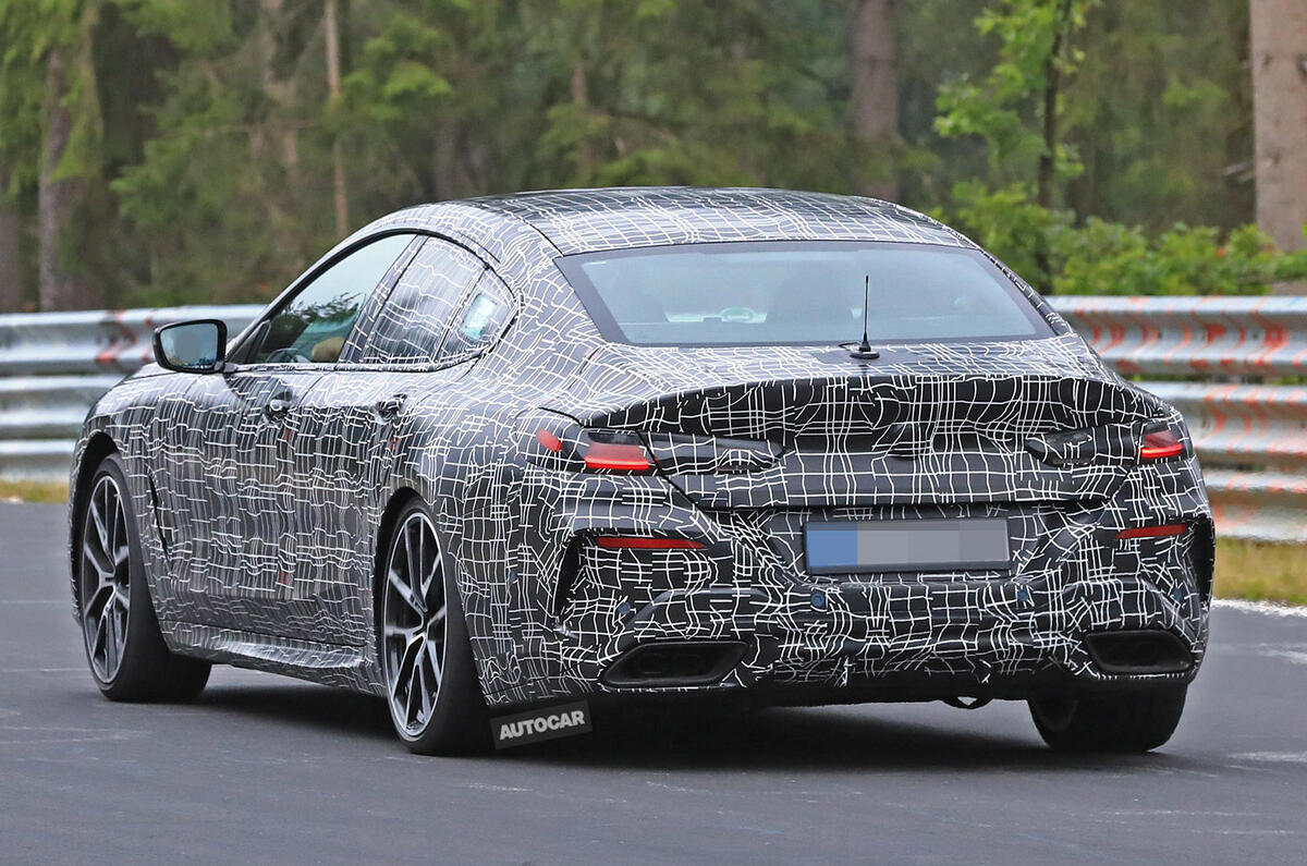 BMW 8 Series Gran Coupe: new M850i test car takes to the Nurburgring