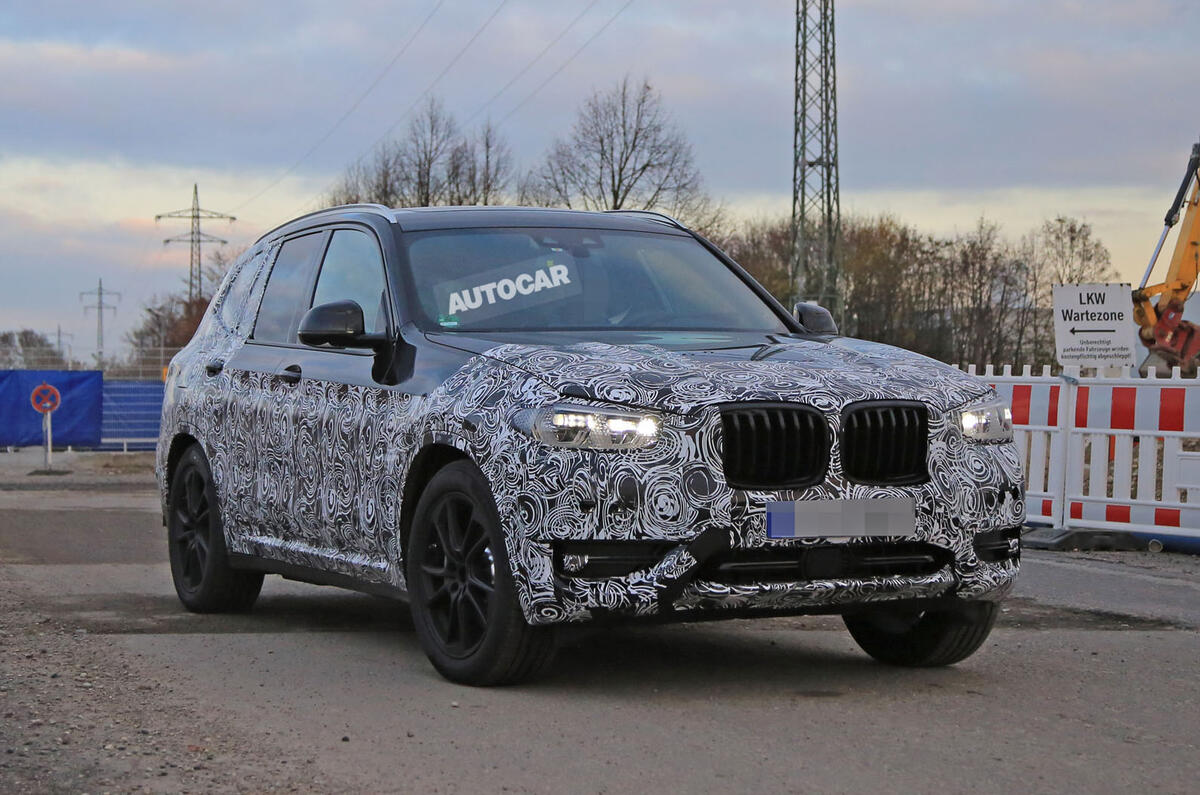 2017 BMW X3 and M Performance model - latest spy pictures