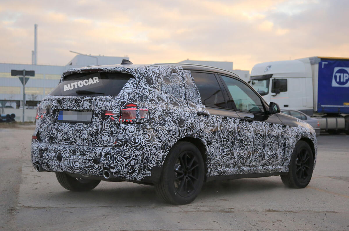2017 BMW X3 and M Performance model - latest spy pictures