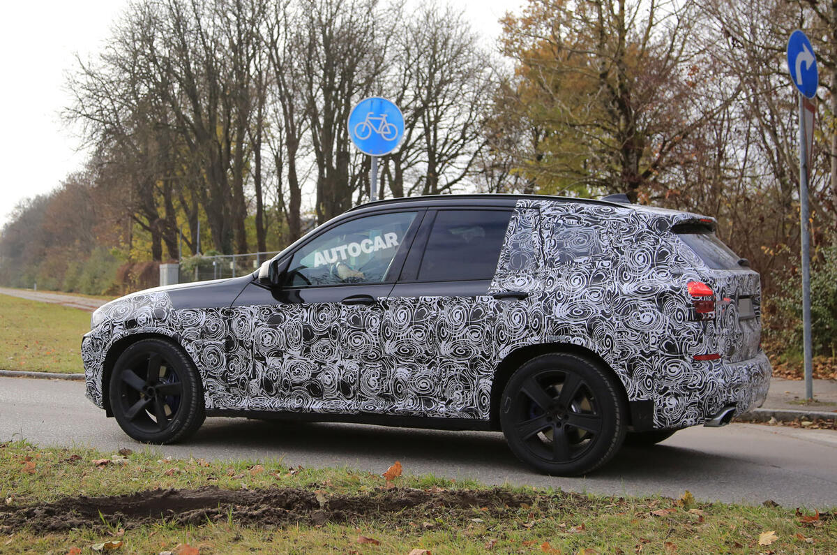2017 BMW X3 and M Performance model - latest spy pictures