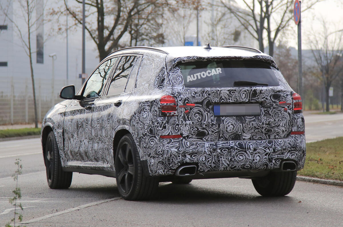 2017 BMW X3 and M Performance model - latest spy pictures