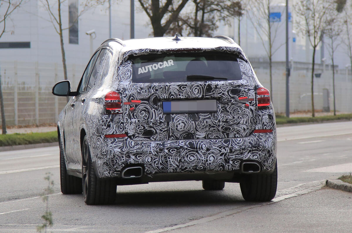 2017 BMW X3 and M Performance model - latest spy pictures