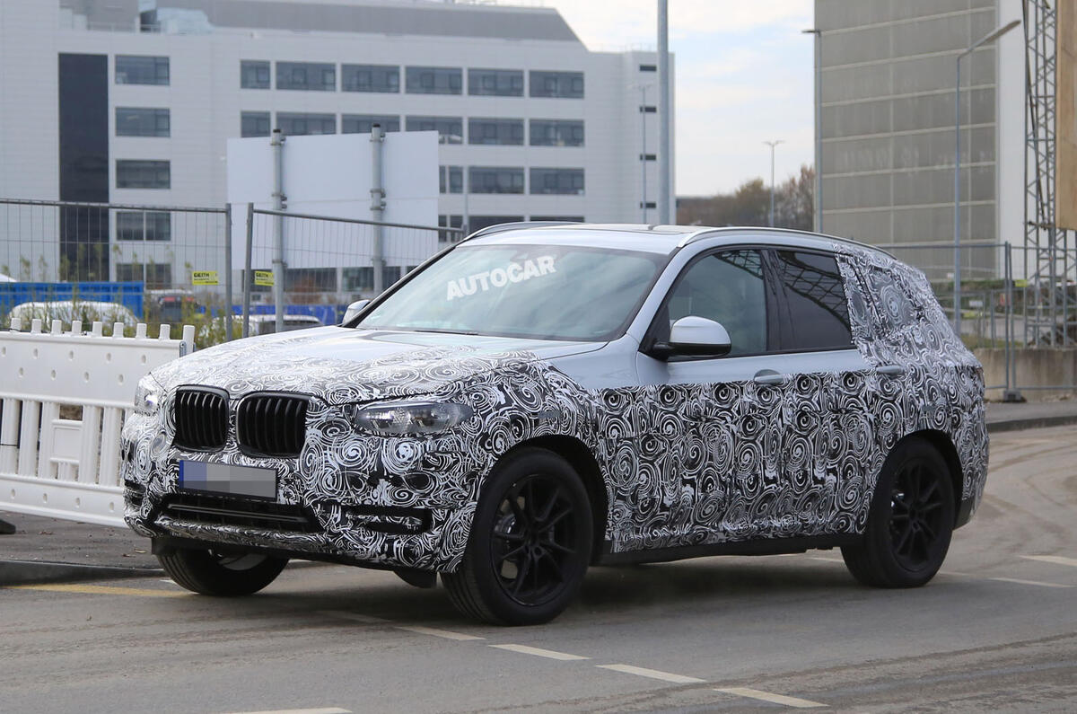 2017 BMW X3 and M Performance model - latest spy pictures