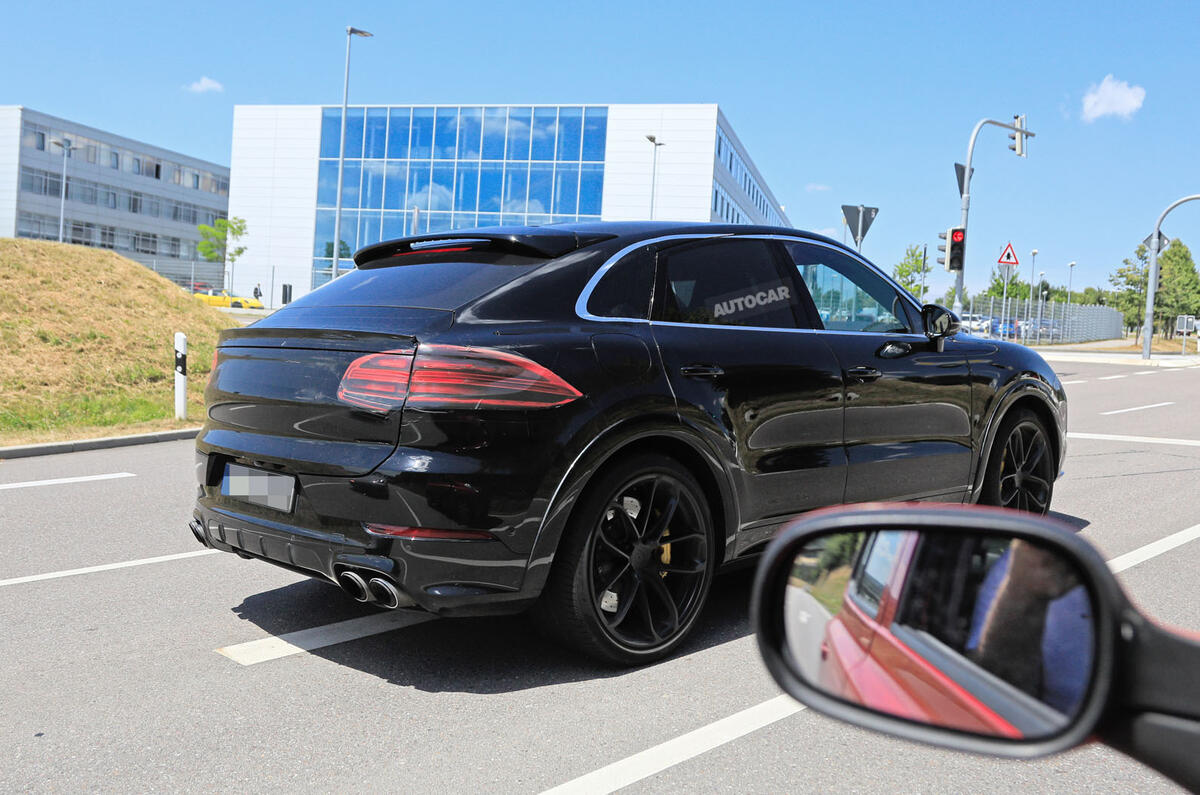 Porsche Cayenne coupé: first pictures of 2019 BMW X6 rival