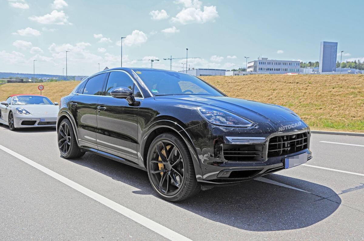 Porsche Cayenne coupé: first pictures of 2019 BMW X6 rival