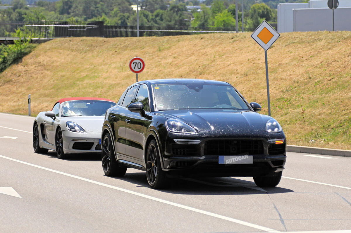 Porsche Cayenne coupé: first pictures of 2019 BMW X6 rival