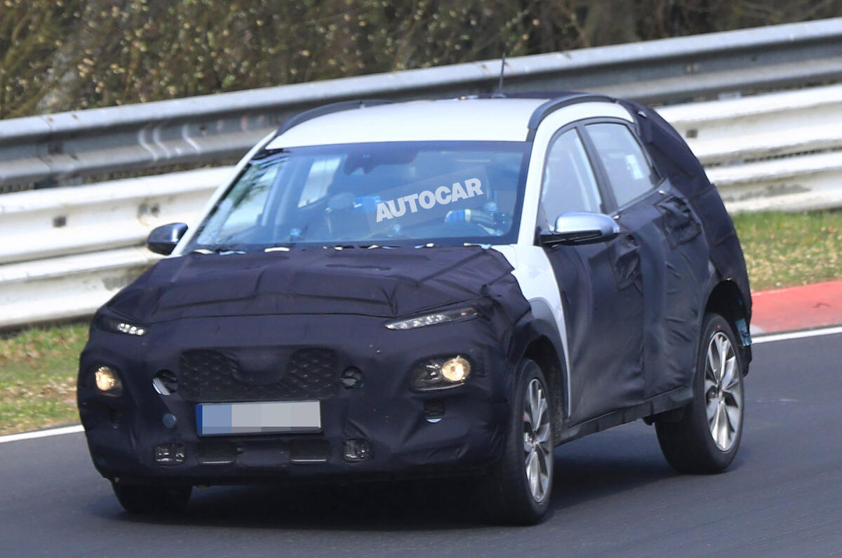 Hyundai Kona spotted Nurburgring testing