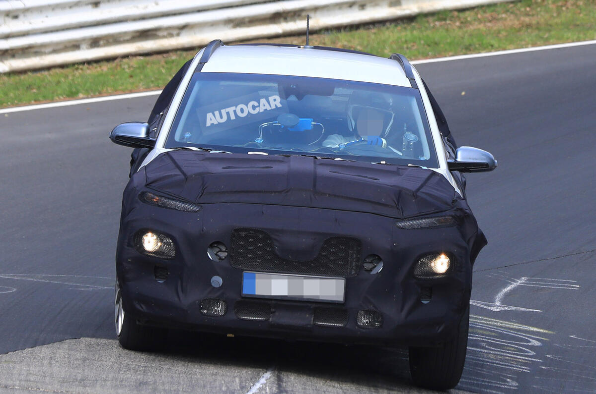 Hyundai Kona spotted Nurburgring testing