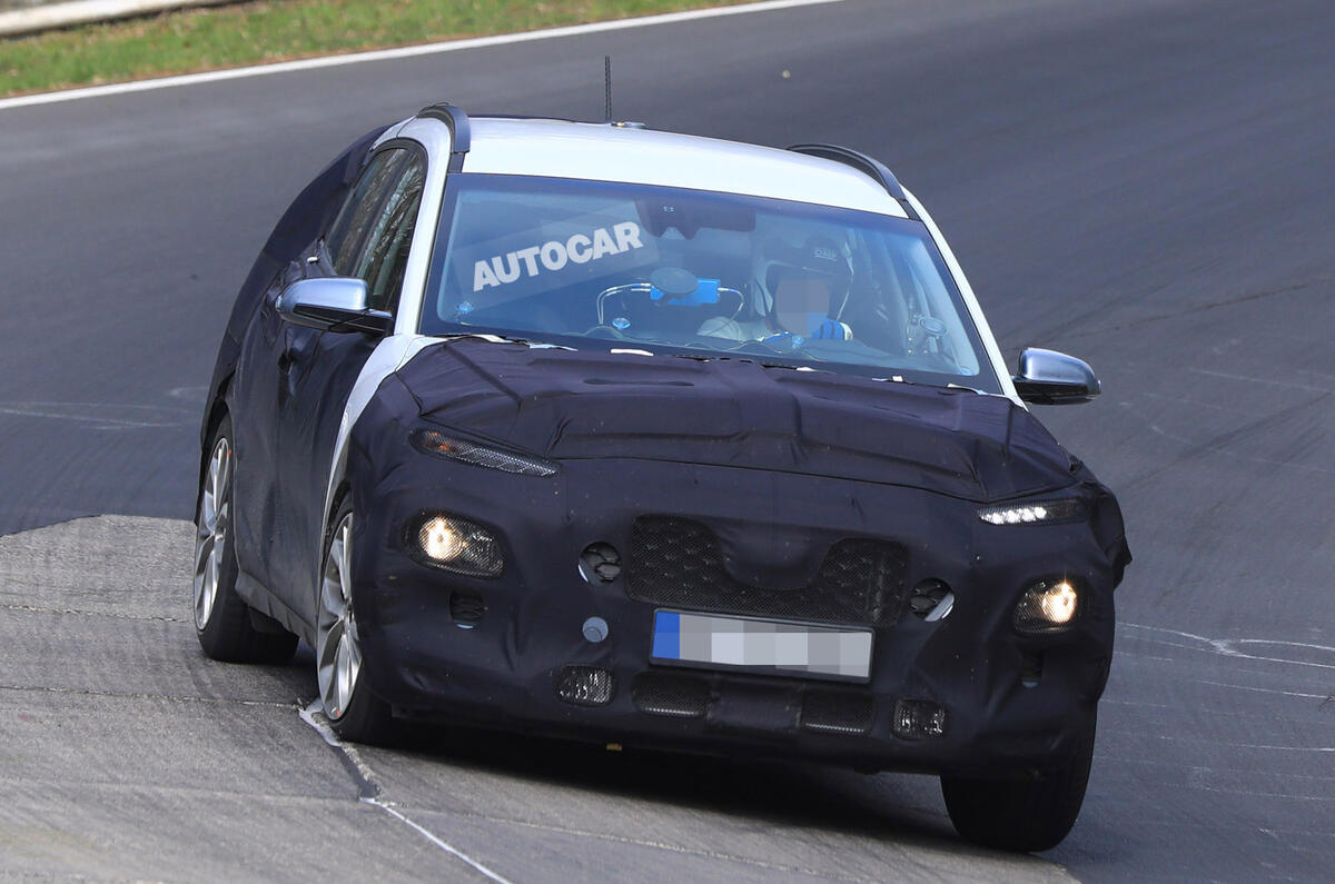 Hyundai Kona spotted Nurburgring testing