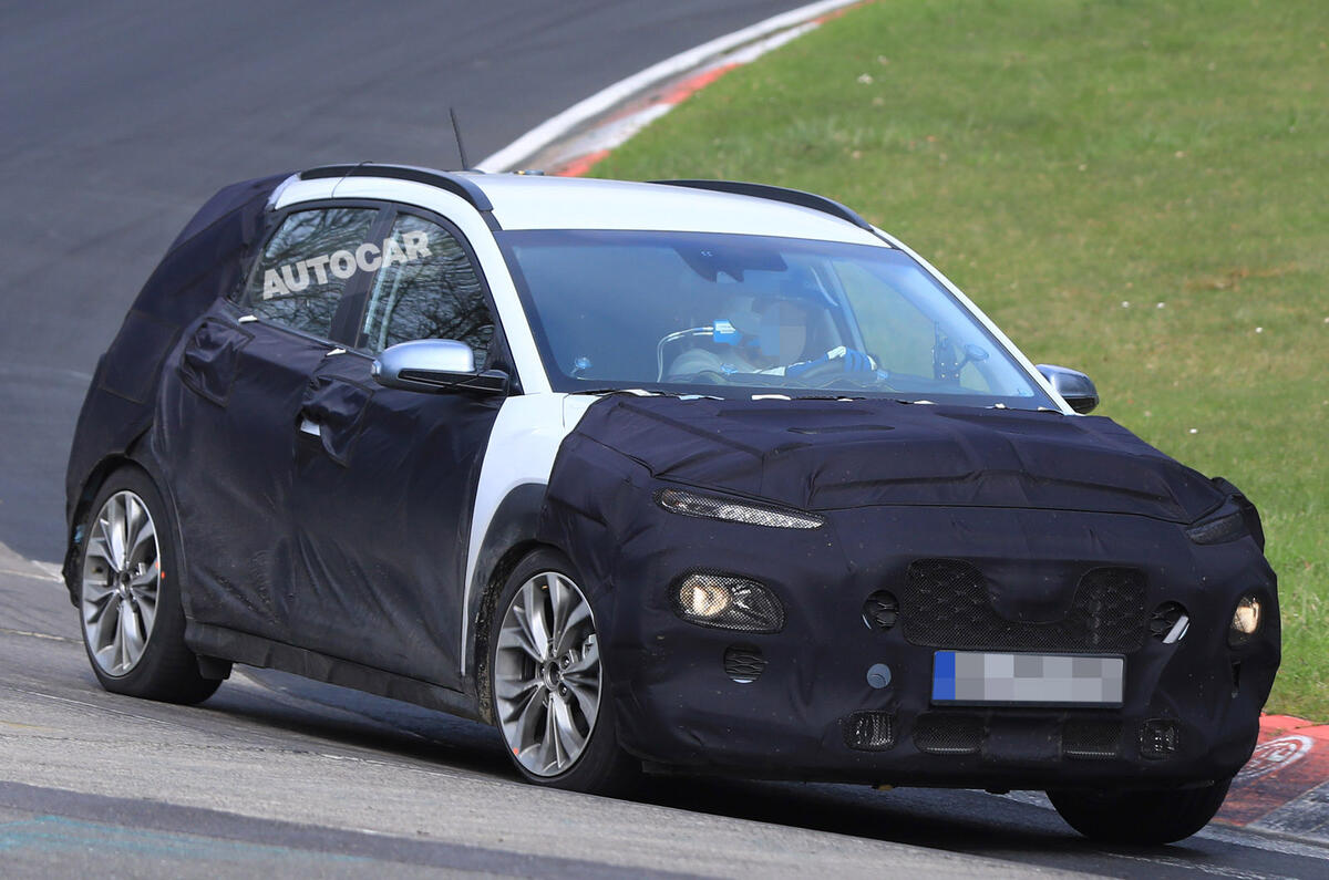 Hyundai Kona spotted Nurburgring testing