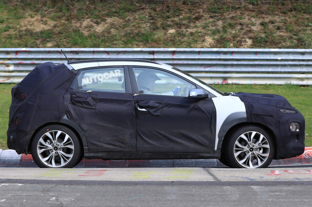 Hyundai Kona spotted Nurburgring testing
