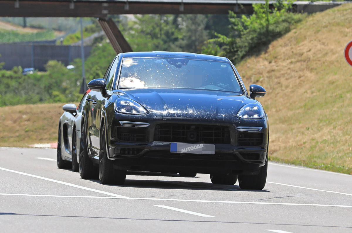 Porsche Cayenne coupé: first pictures of 2019 BMW X6 rival
