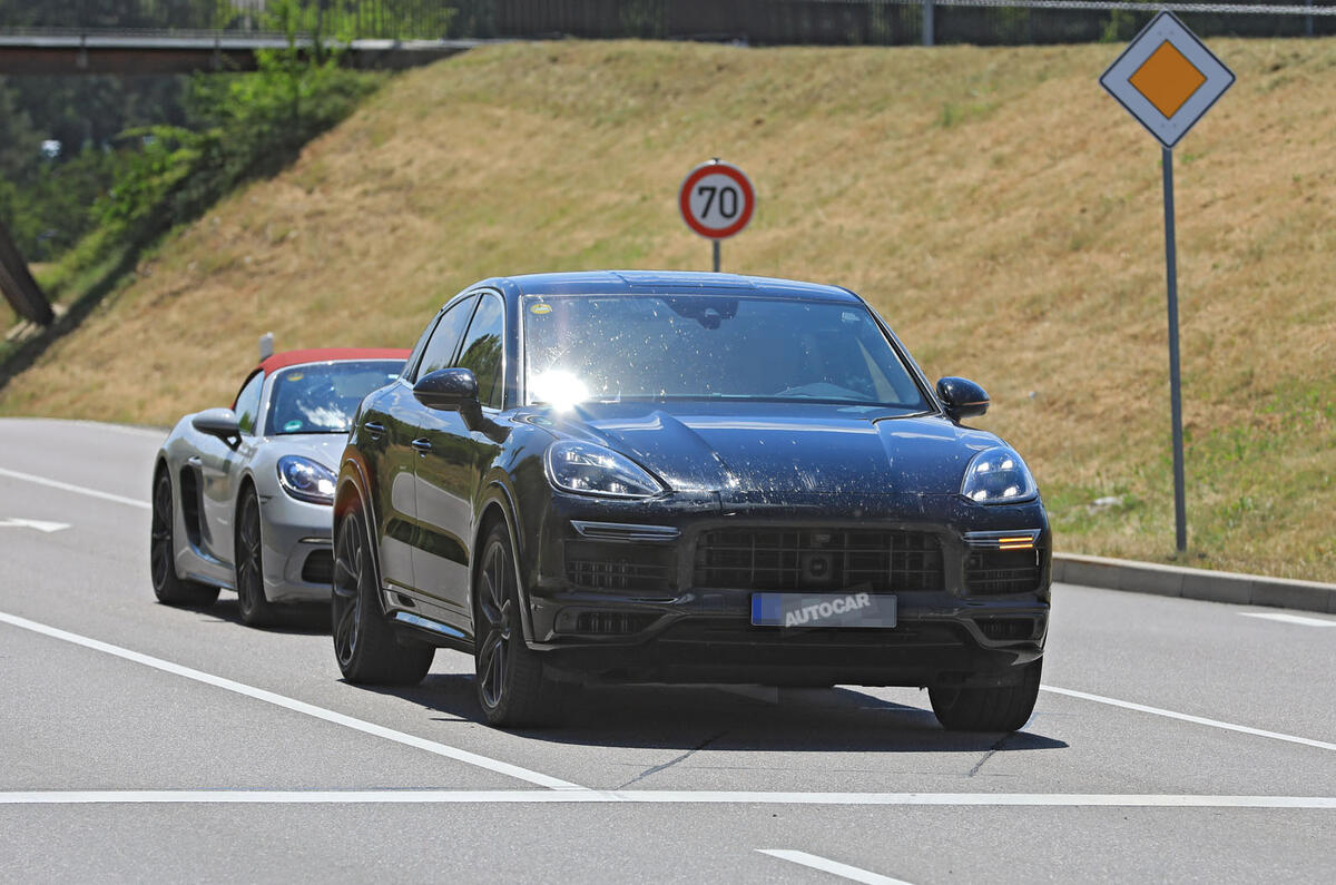 Porsche Cayenne coupé: first pictures of 2019 BMW X6 rival