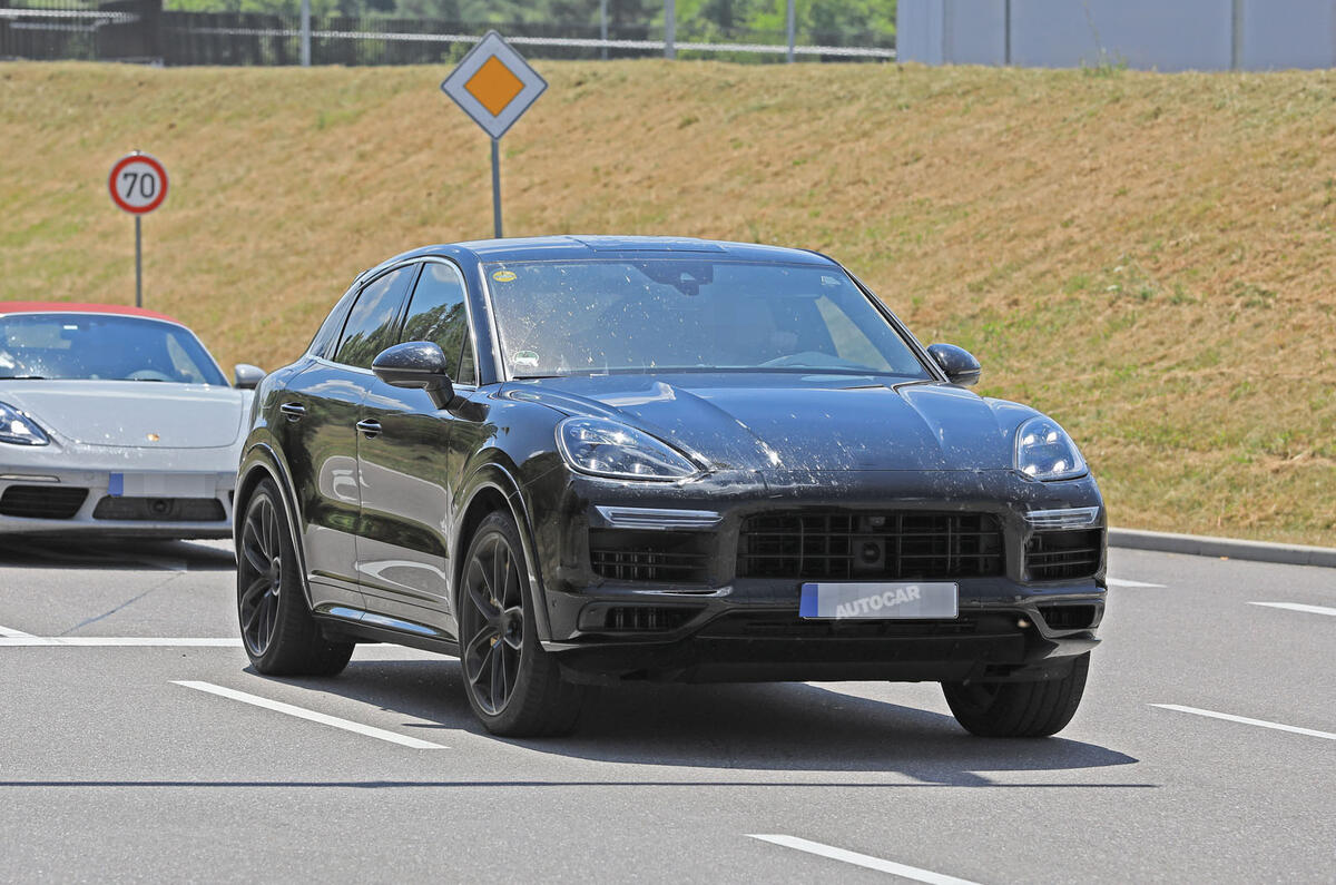Porsche Cayenne coupé: first pictures of 2019 BMW X6 rival