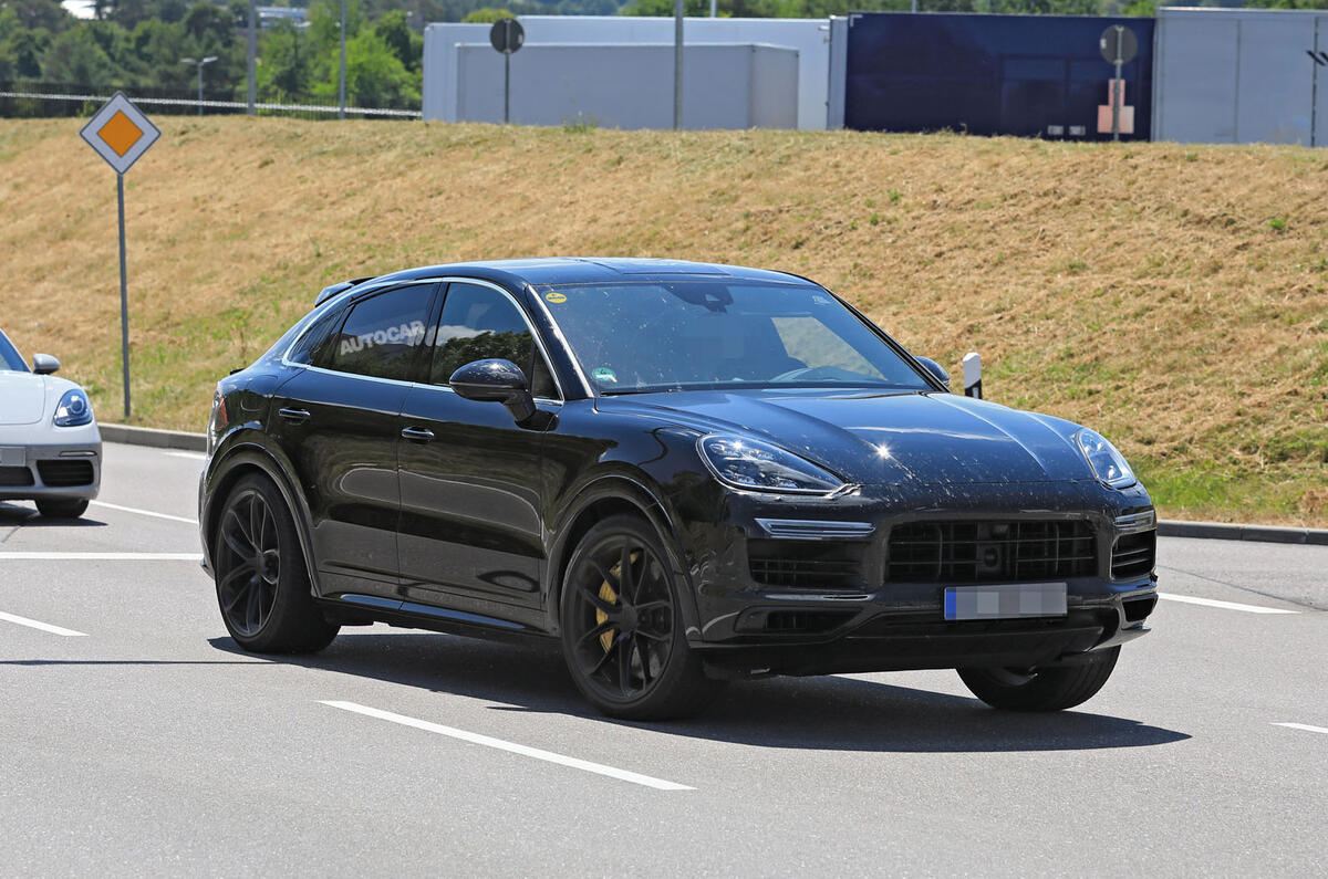 Porsche Cayenne coupé: first pictures of 2019 BMW X6 rival