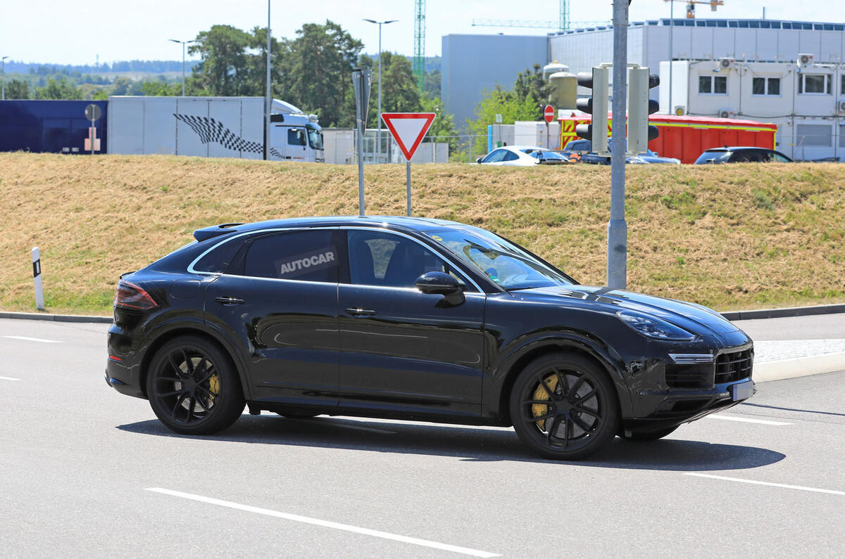 Porsche Cayenne coupé: first pictures of 2019 BMW X6 rival