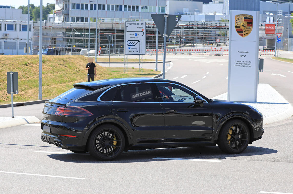 Porsche Cayenne coupé: first pictures of 2019 BMW X6 rival