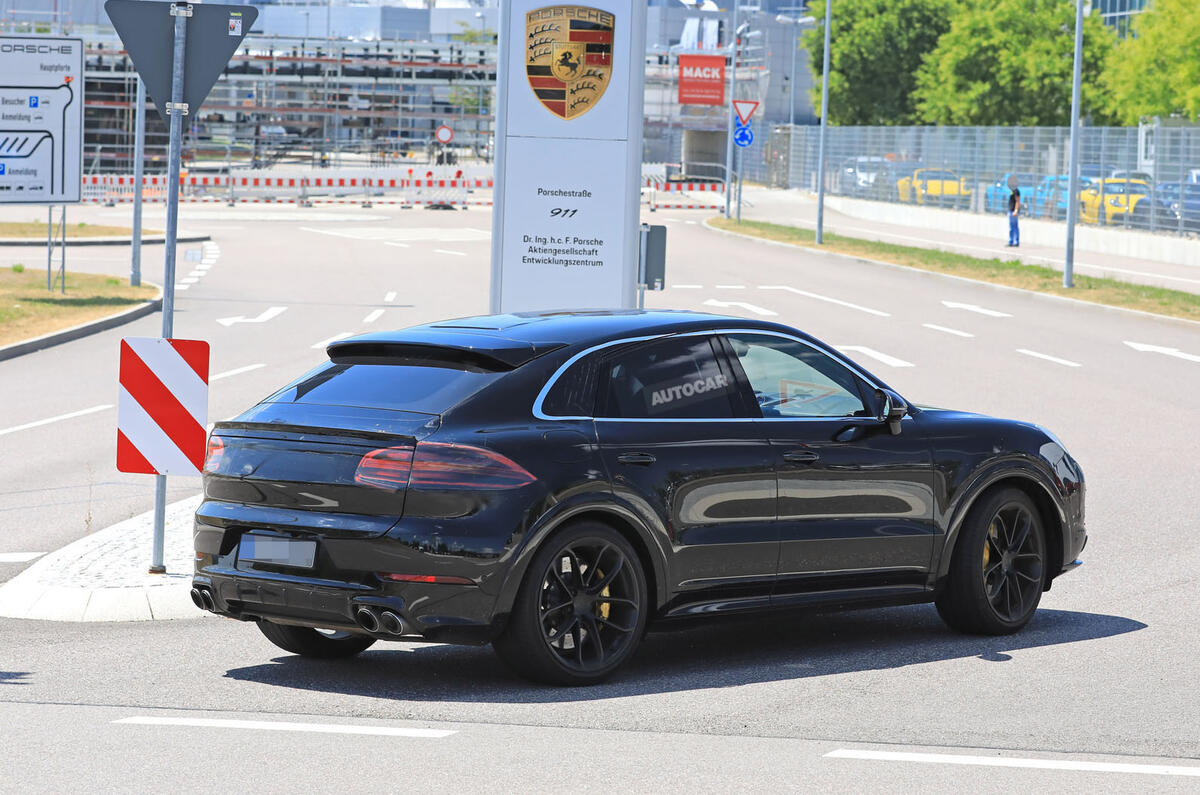 Porsche Cayenne coupé: first pictures of 2019 BMW X6 rival