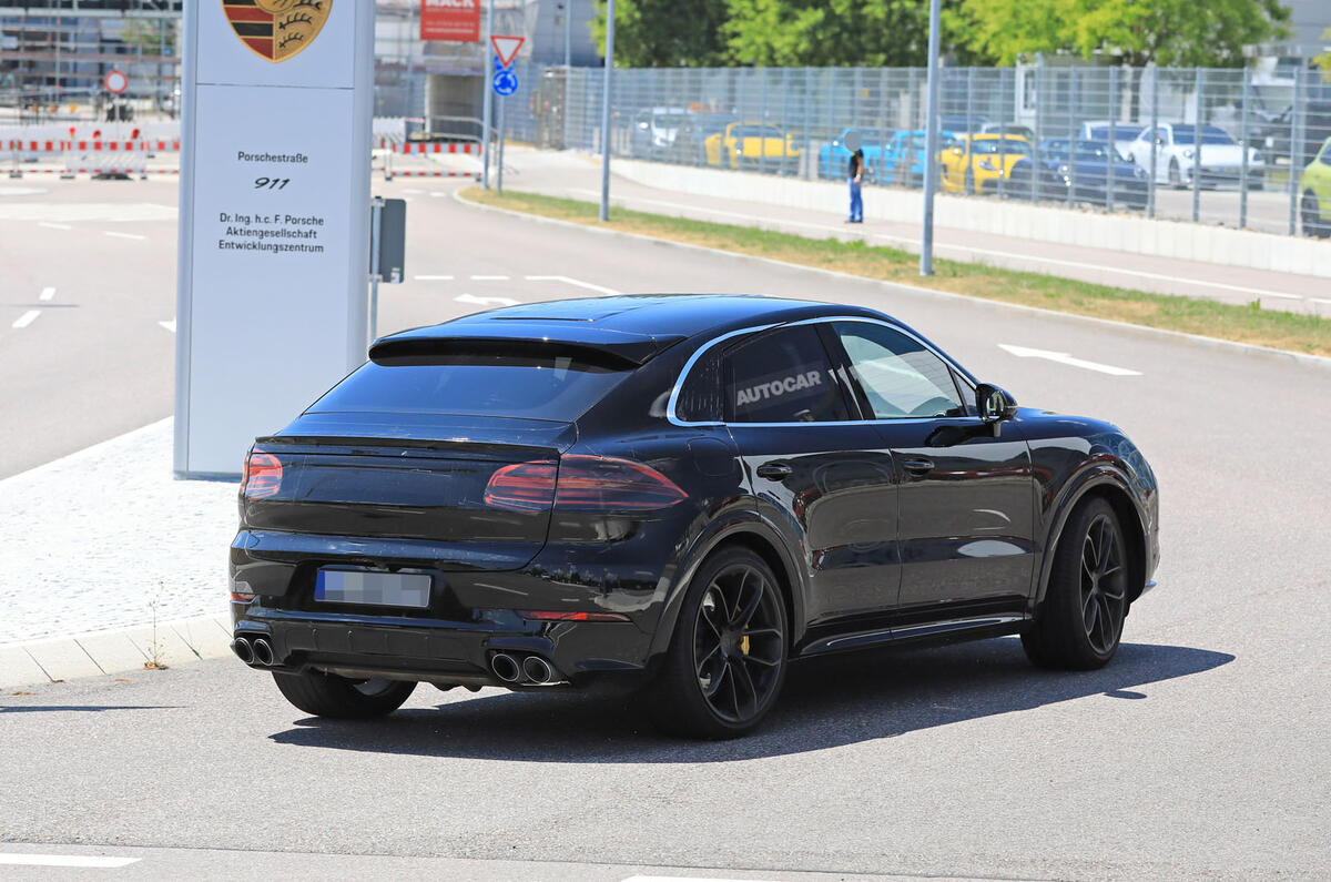 Porsche Cayenne coupé: first pictures of 2019 BMW X6 rival
