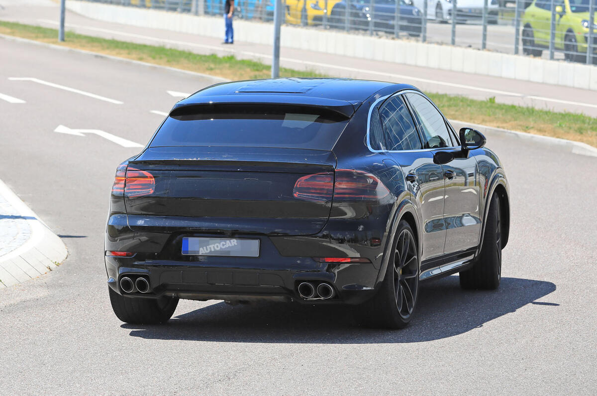 Porsche Cayenne coupé: first pictures of 2019 BMW X6 rival
