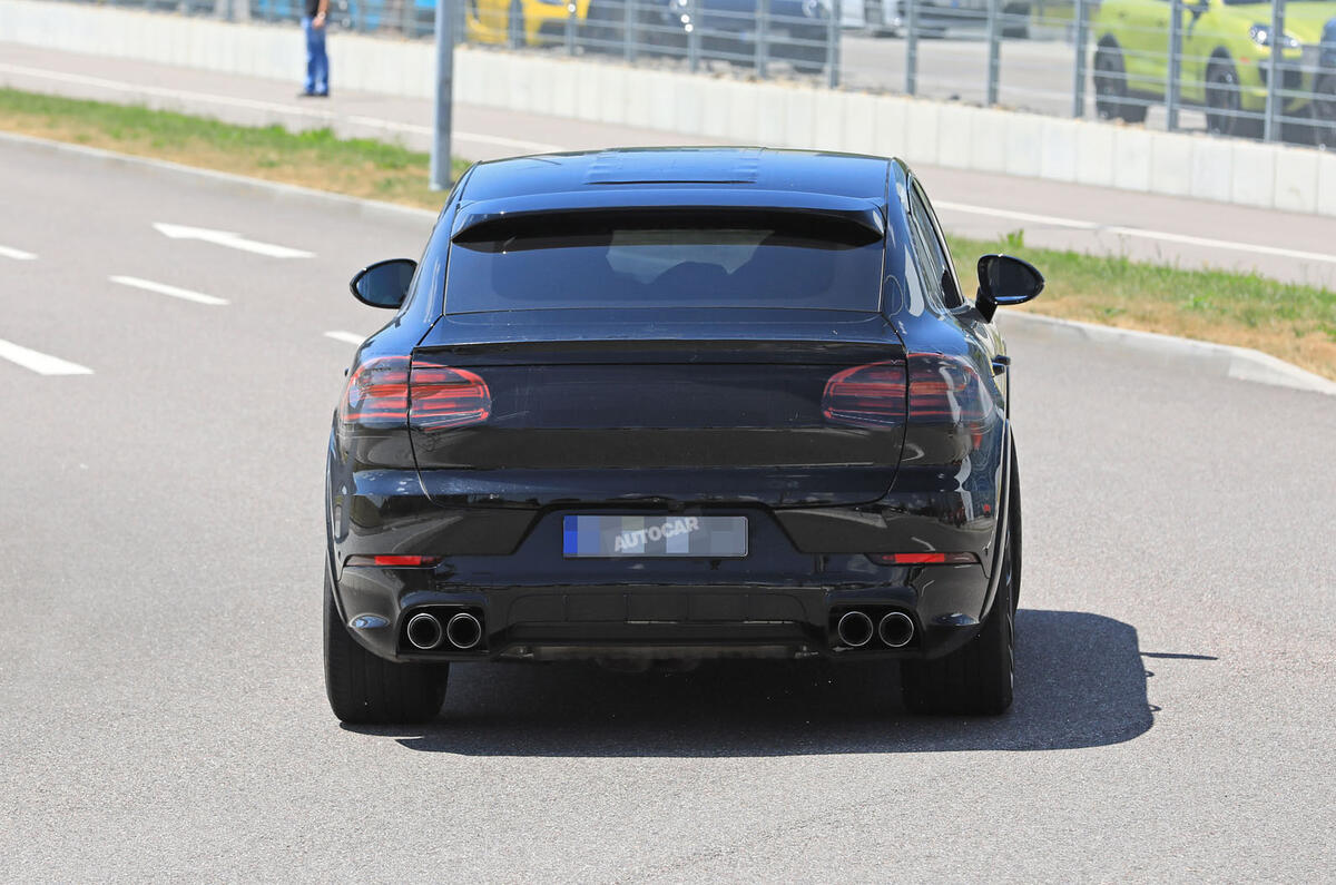 Porsche Cayenne coupé: first pictures of 2019 BMW X6 rival
