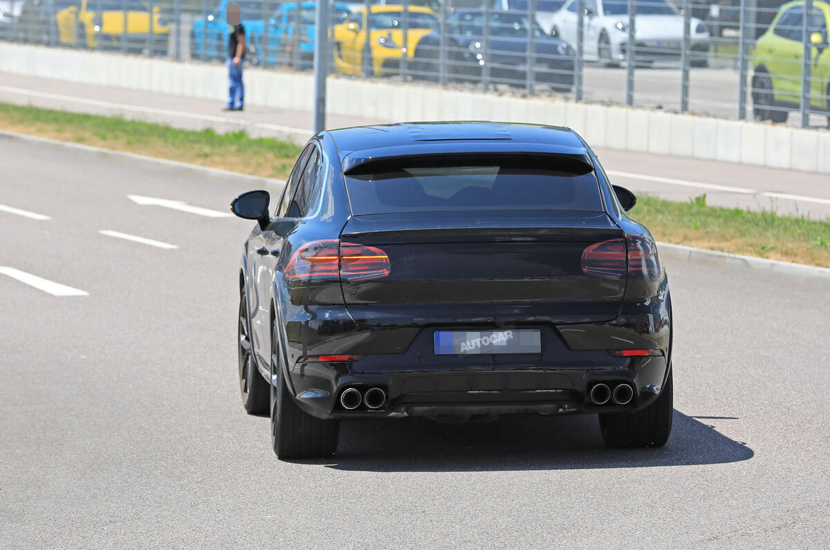 Porsche Cayenne coupé: first pictures of 2019 BMW X6 rival