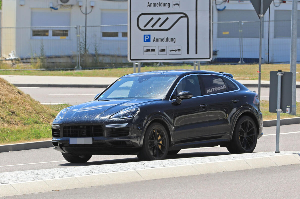 Porsche Cayenne coupé: first pictures of 2019 BMW X6 rival