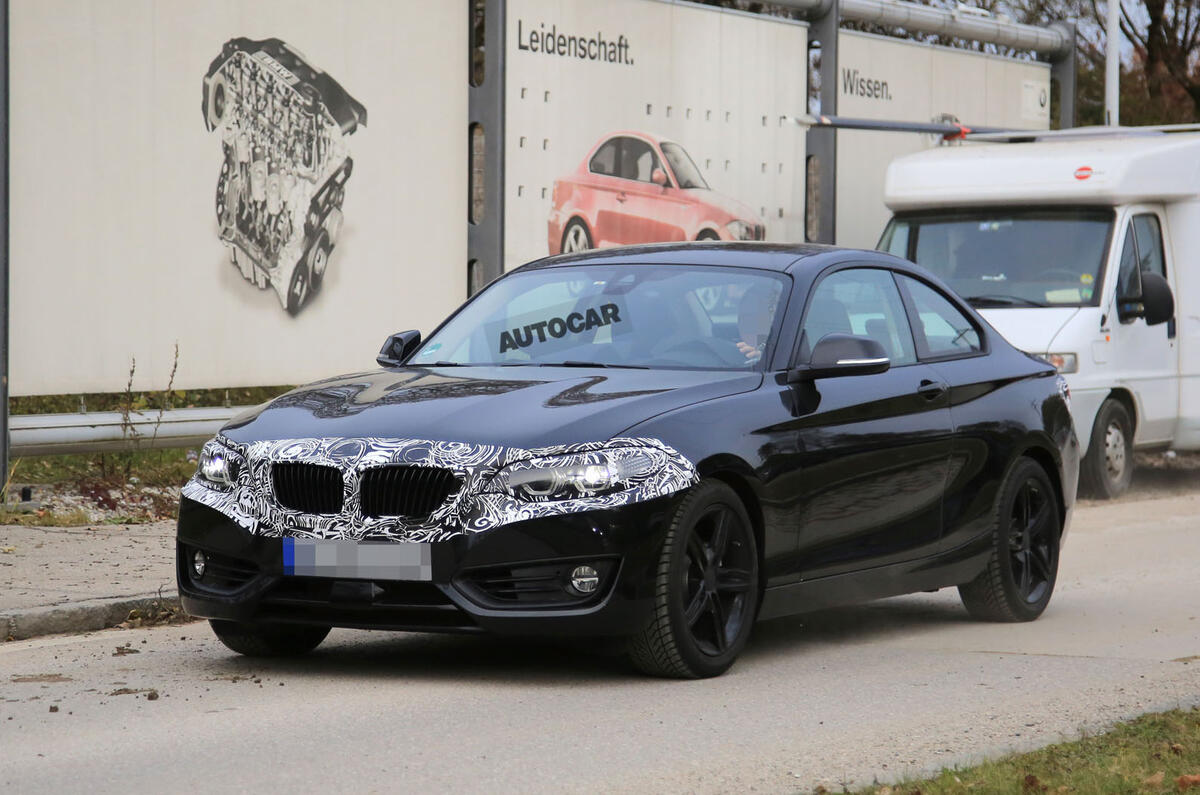 2017 BMW 2 Series spotted testing